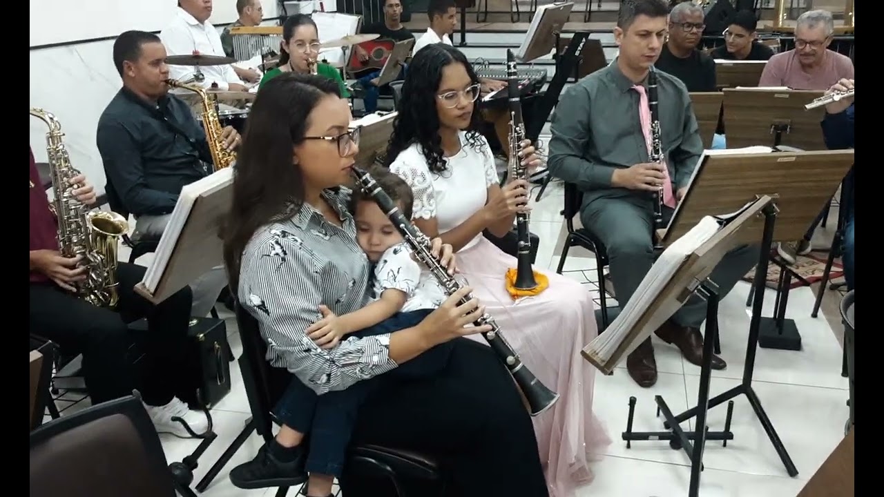 Orquestra Lemuel- Deus Seja Sempre Louvado- Hino 05 da Harpa Cristã (Ensaio)