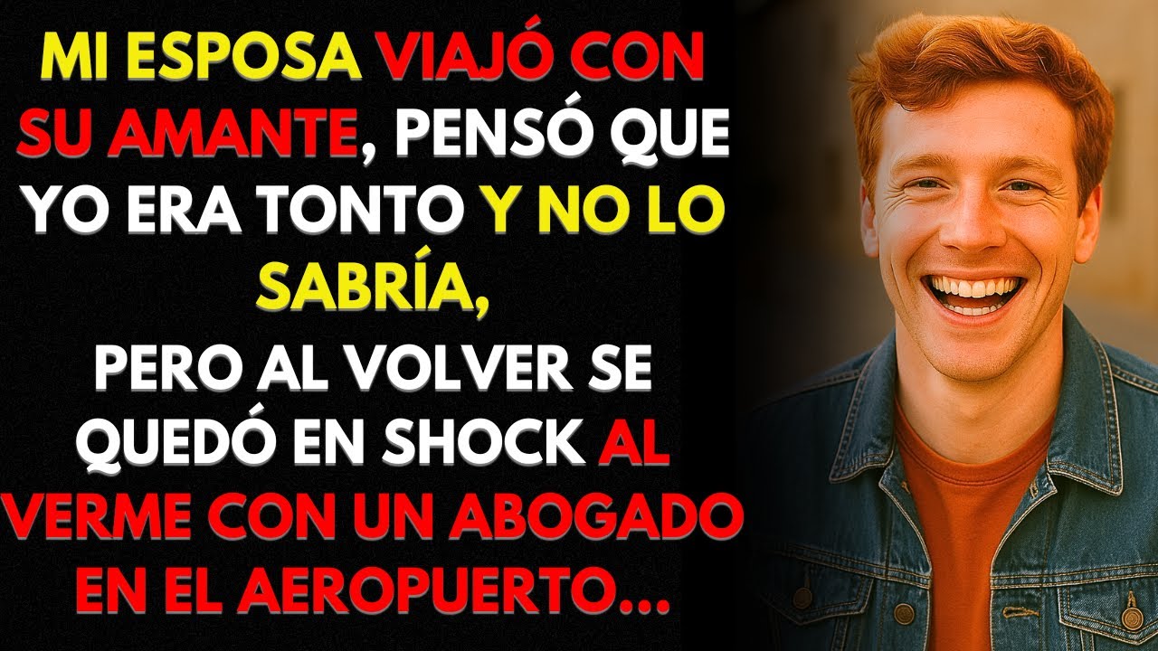 Cuando Ella Volvió de Su Viaje Con Su Amante, Ya La Esperaba En El Aeropuerto Con Un Abogado..
