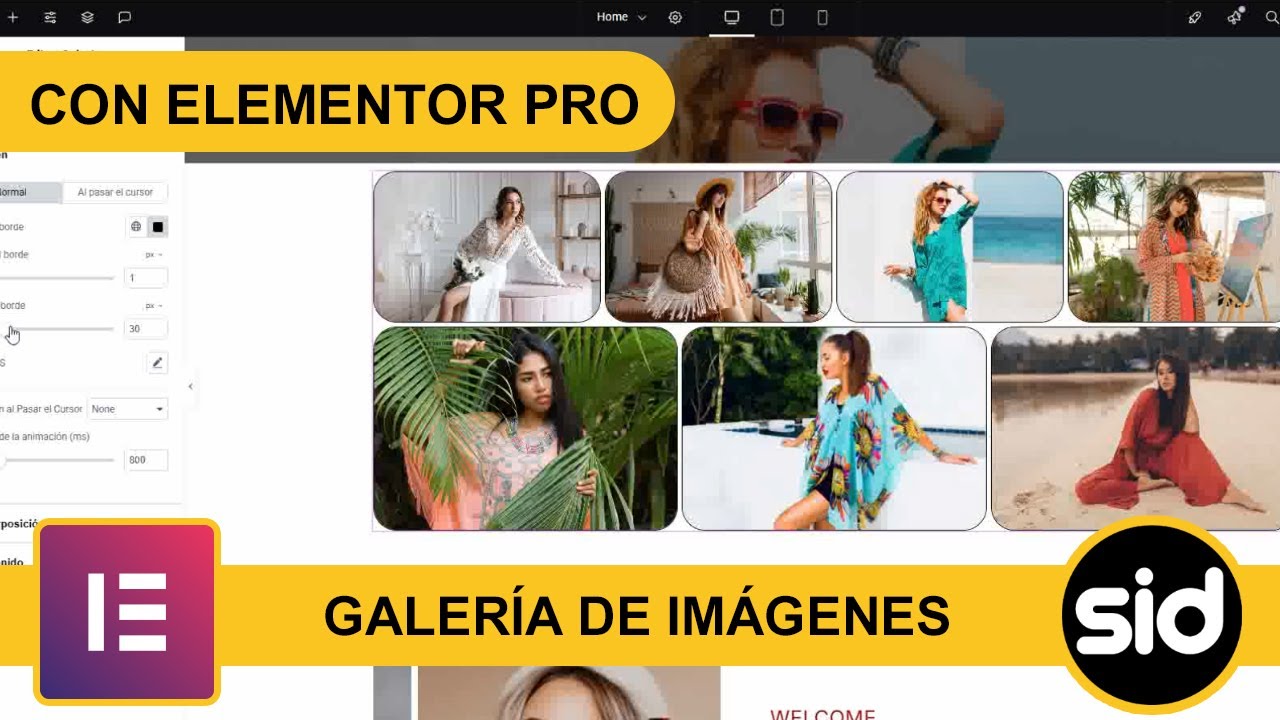 Cómo Crear una Galería de Imágenes Profesional en Elementor PRO (Tutorial Paso a Paso 2025)