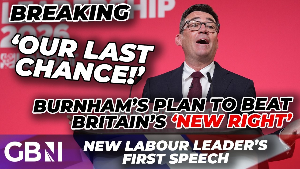 BREAKING: Andy Burnham declares Labour's 'LAST CHANCE' as he becomes party leader