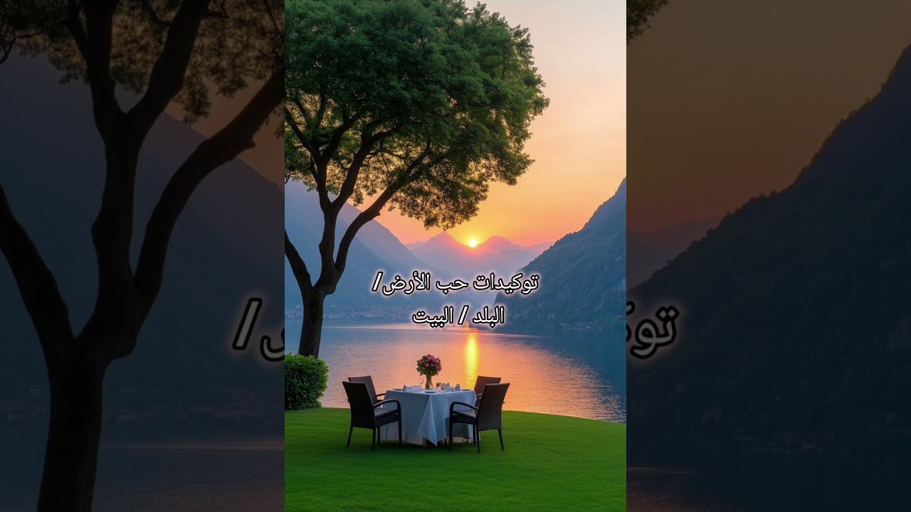 توكيدات حب الأرض/ البلد / البيت 💞