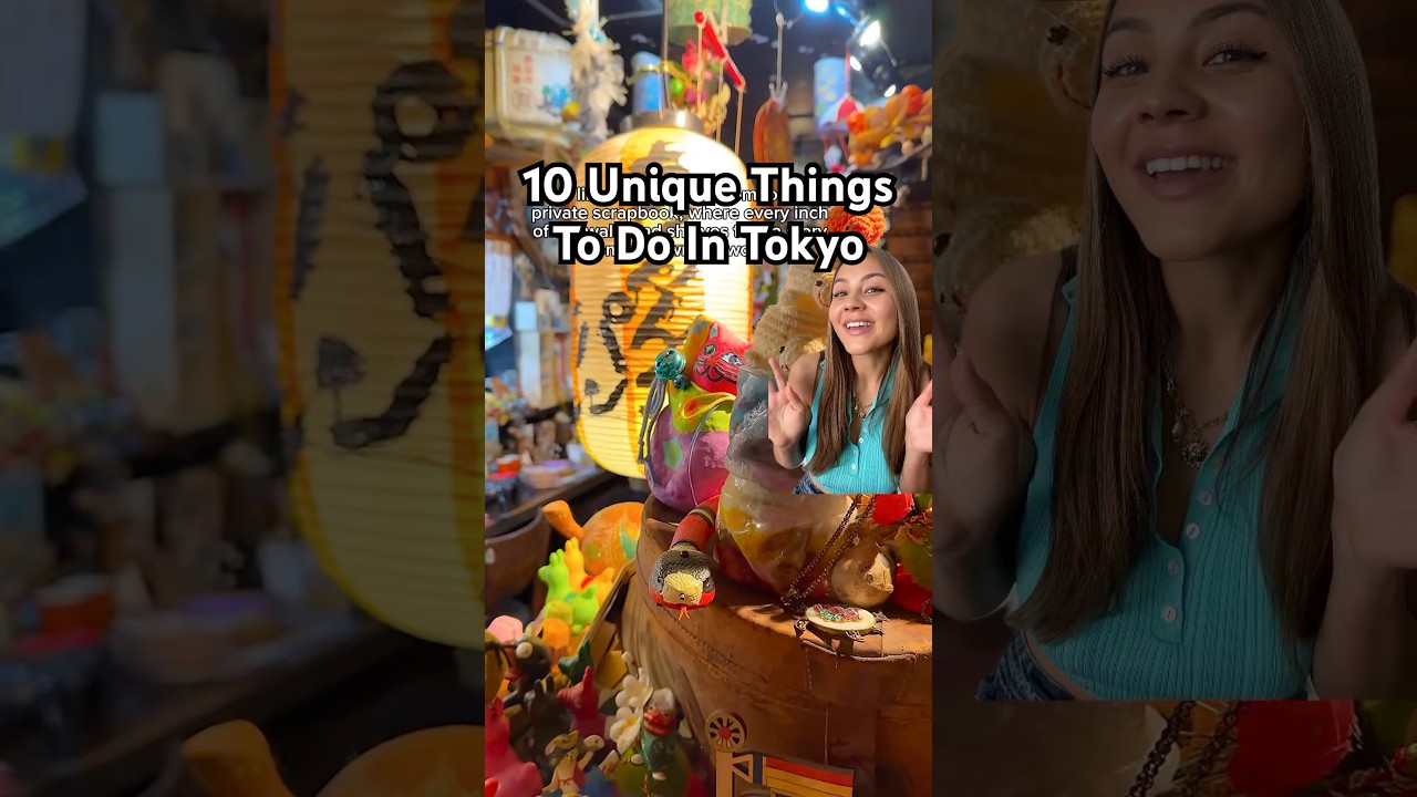 10 unique things to do in Tokyo, Japan 🇯🇵 #tokyotravel #tokyotravelguide #tokyofood #japantravel