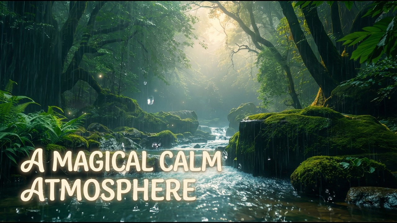 Relaxing Water Sounds in Deep Forest 🌿 Peaceful Creek & Birds Chirping Ambience