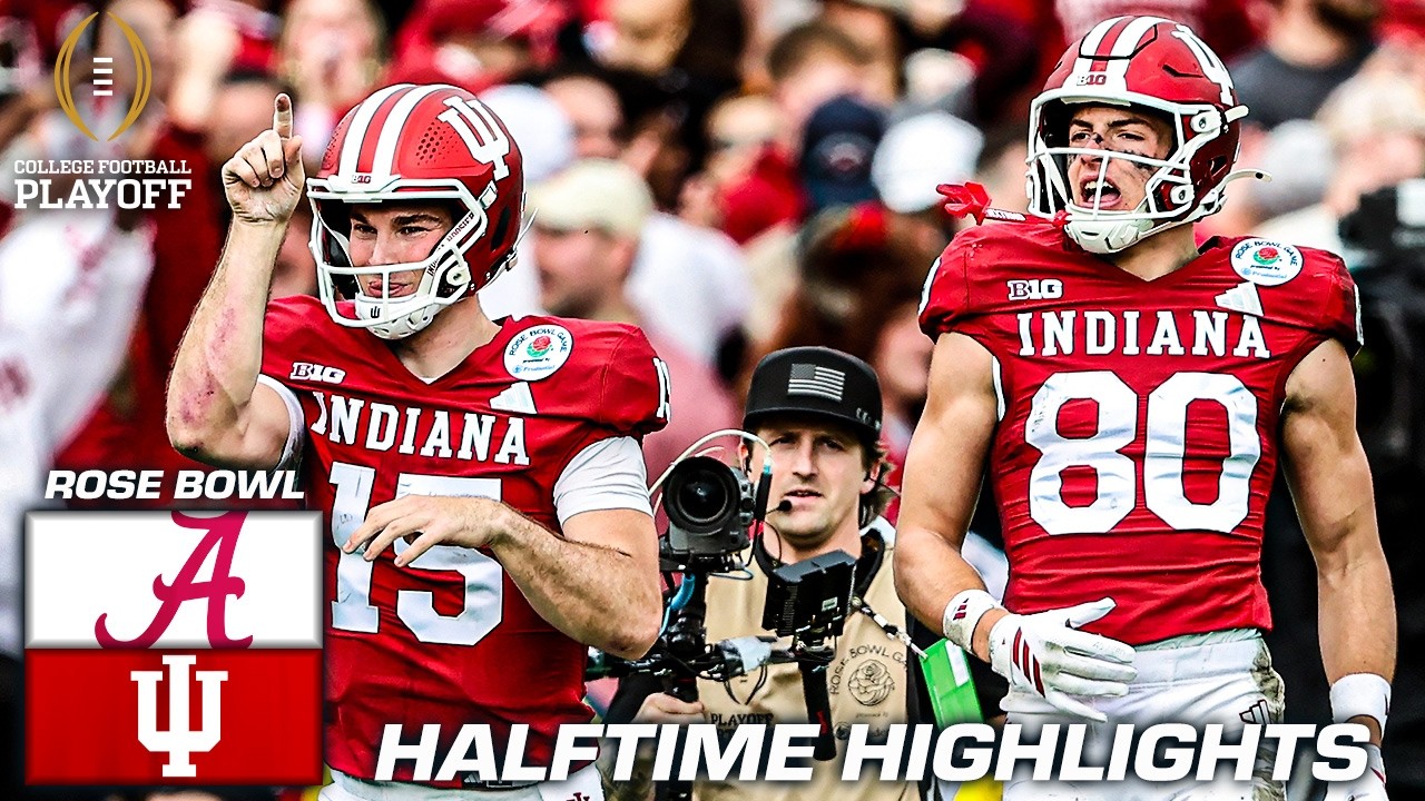 Rose Bowl HALFTIME HIGHLIGHTS: Alabama Crimson Tide vs. Indiana Hoosiers | ESPN College Football
