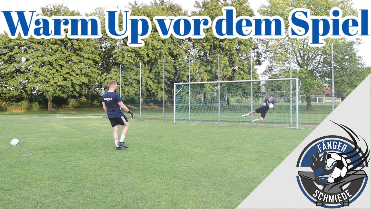 Torwarttraining - Das perfekte Warm Up vor dem Spiel👌😁