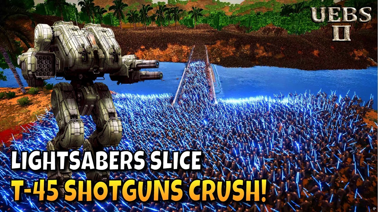 250,000 JEDI & T-45s vs 2,000,000 KHORNE CHOSENS | Ultimate Epic Battle Simulator 2 | UEBS 2