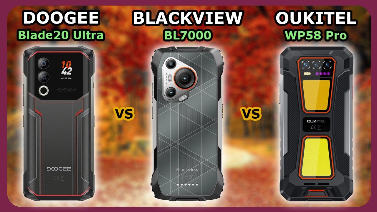 DOOGEE Blade20 Ultra - vs - BLACKVIEW BL7000 - vs - OUKITEL WP58 Pro (PL / ENG)