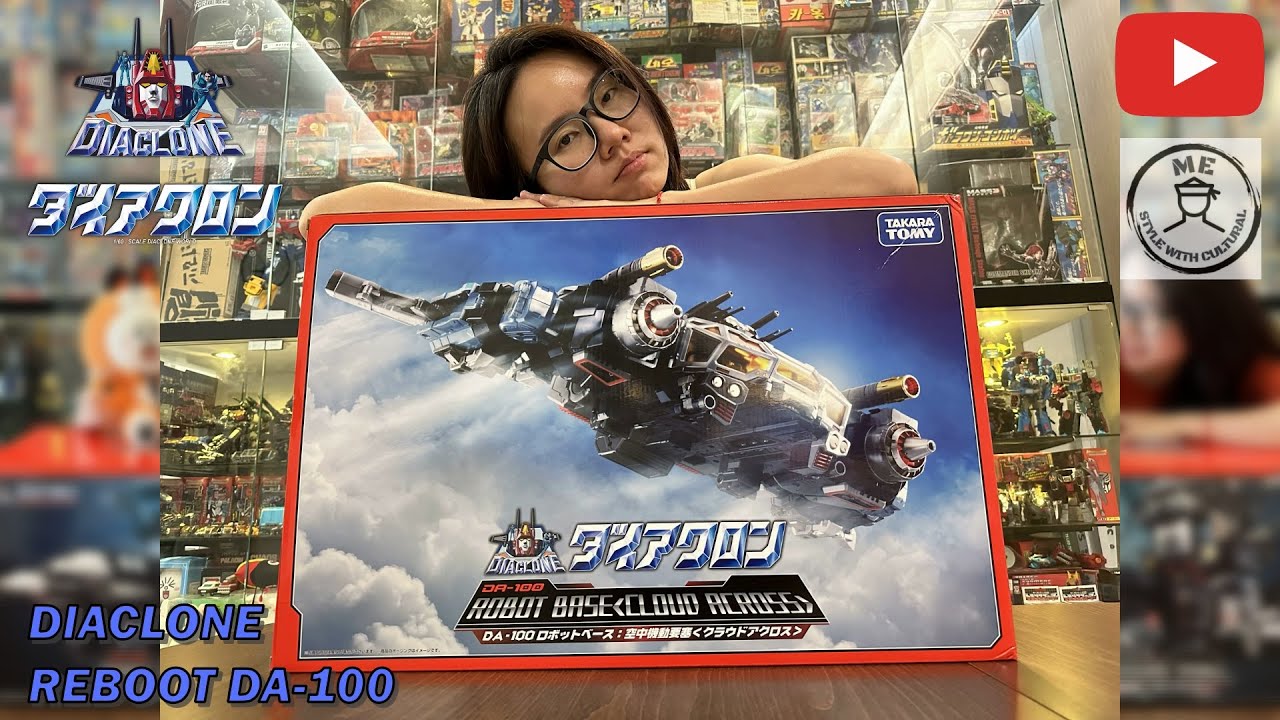 GRAND X, ROBOTO BASE! Diaclone Reboot DA-100 ROBOT BASE CLOUD ACROSS simple review ダイアクロン