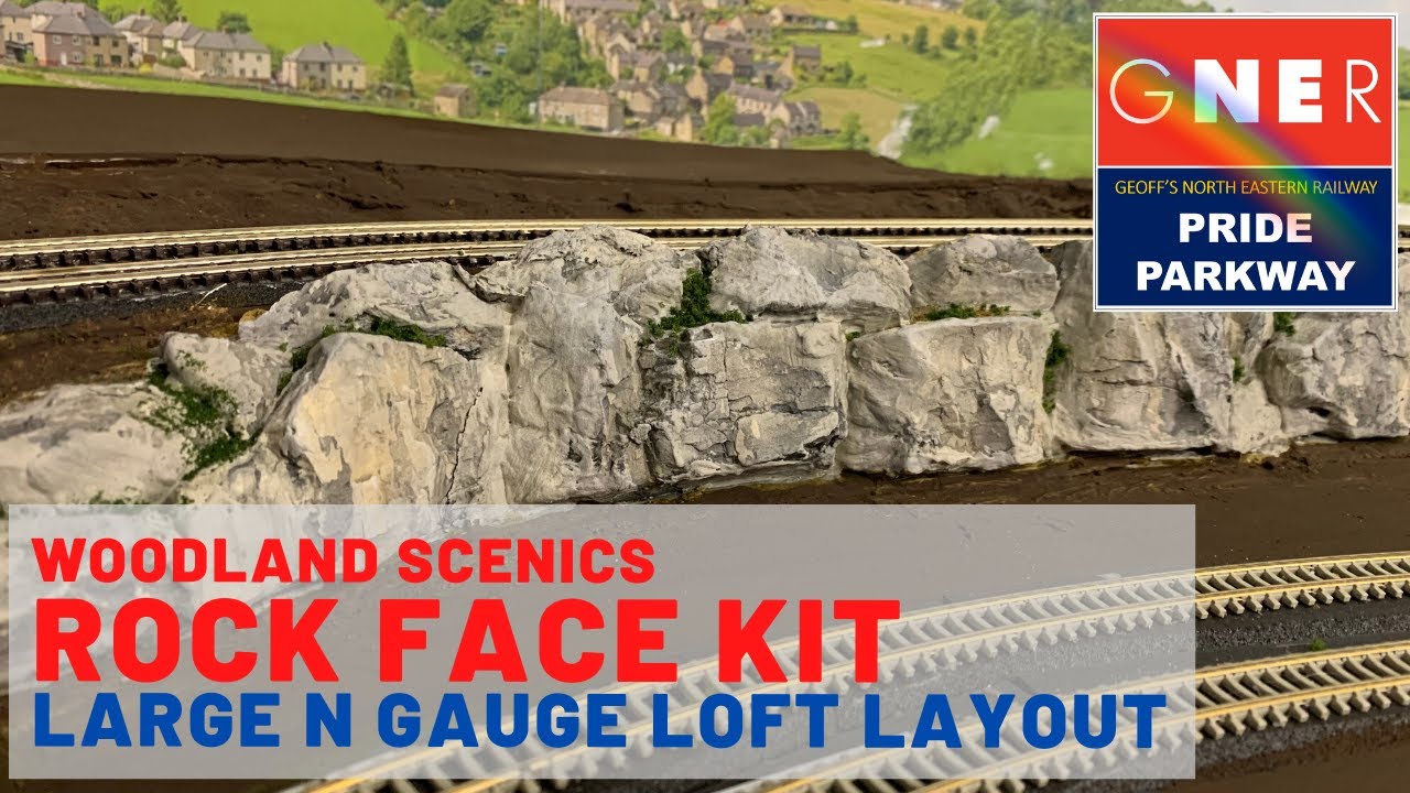 Woodland Scenics Rock Face - N Gauge Loft Layout - Ep 17