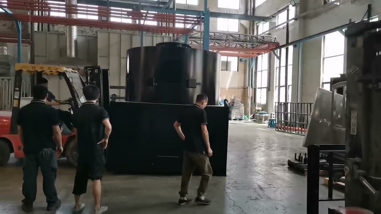 How does a magnetic waste incinerator work?