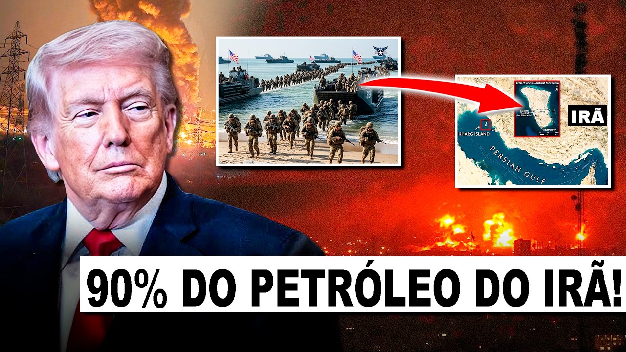 Por que tropas dos EUA na ilha Kharg do Irã? Israel acerta o coração petrolífero do Irã!