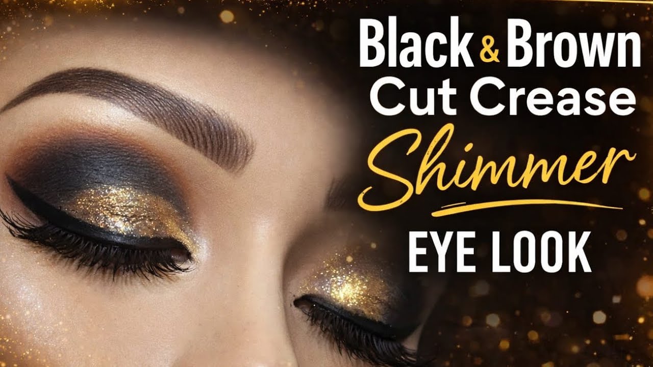 Glitter Glam Eye Tutorial | Easy Party Eye Makeup Step by Step