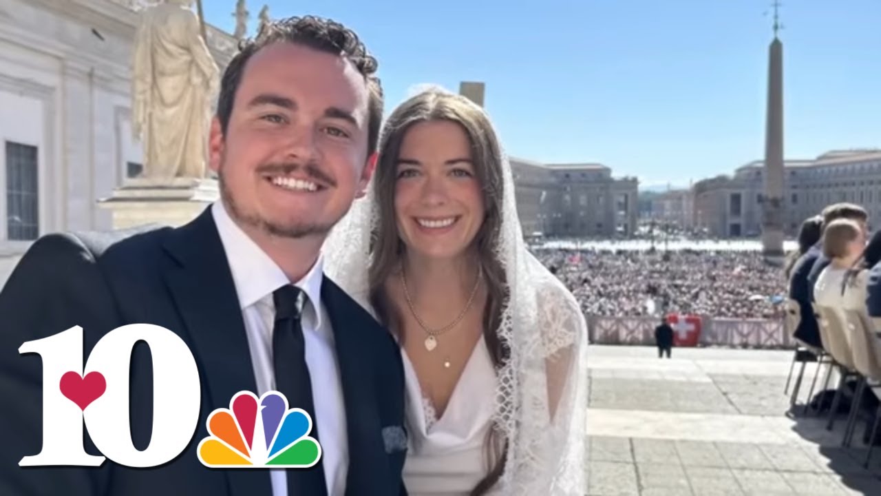 Kentucky newlyweds meet Pope Leo XIV during a blessed honeymoon