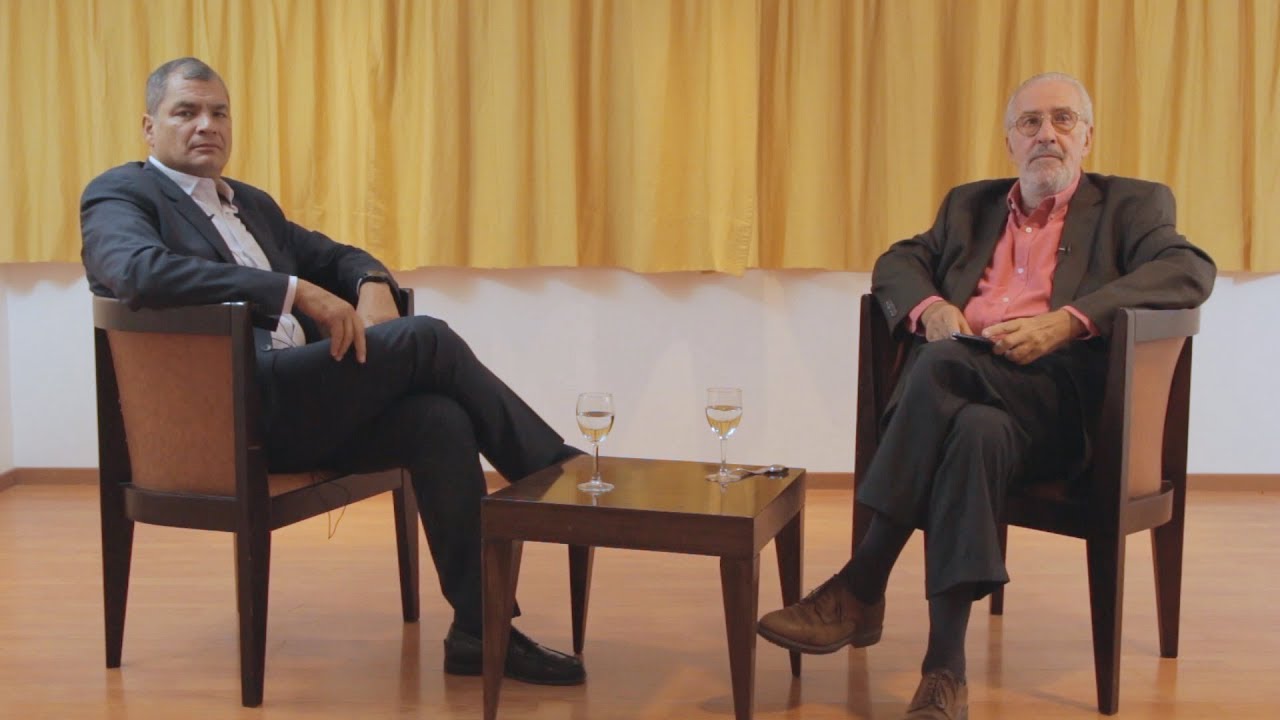 Rafael Correa con Atilio Borón | Entrevista