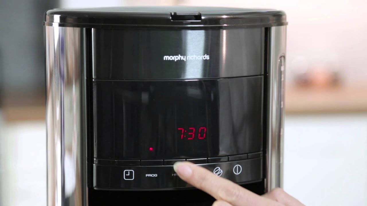 Morphy Richards - Accents Black Filter Coffee Maker (162003)