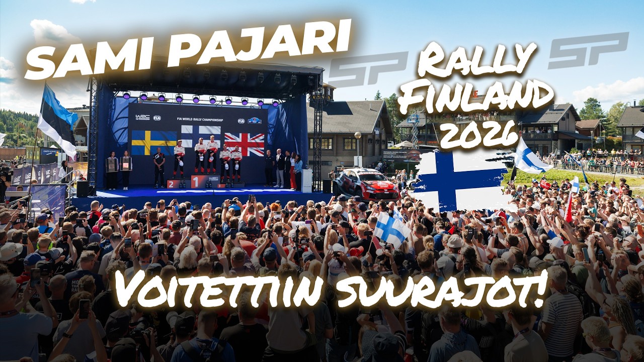 Sami Pajari & Marko Salminen - Winners of Rally Finland 2026 - Voitettiin Suurajot!