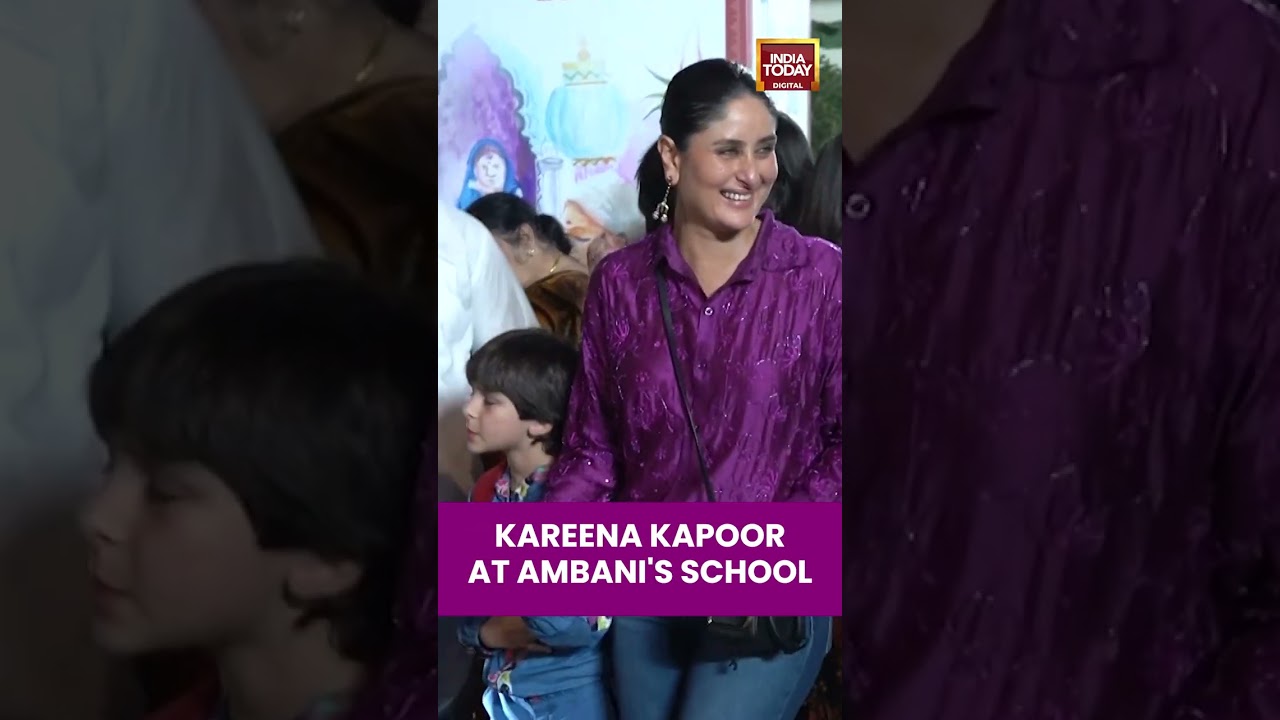 Actor Kareena Kapoor Visits Ambani's School | India Today | Entertainment  News