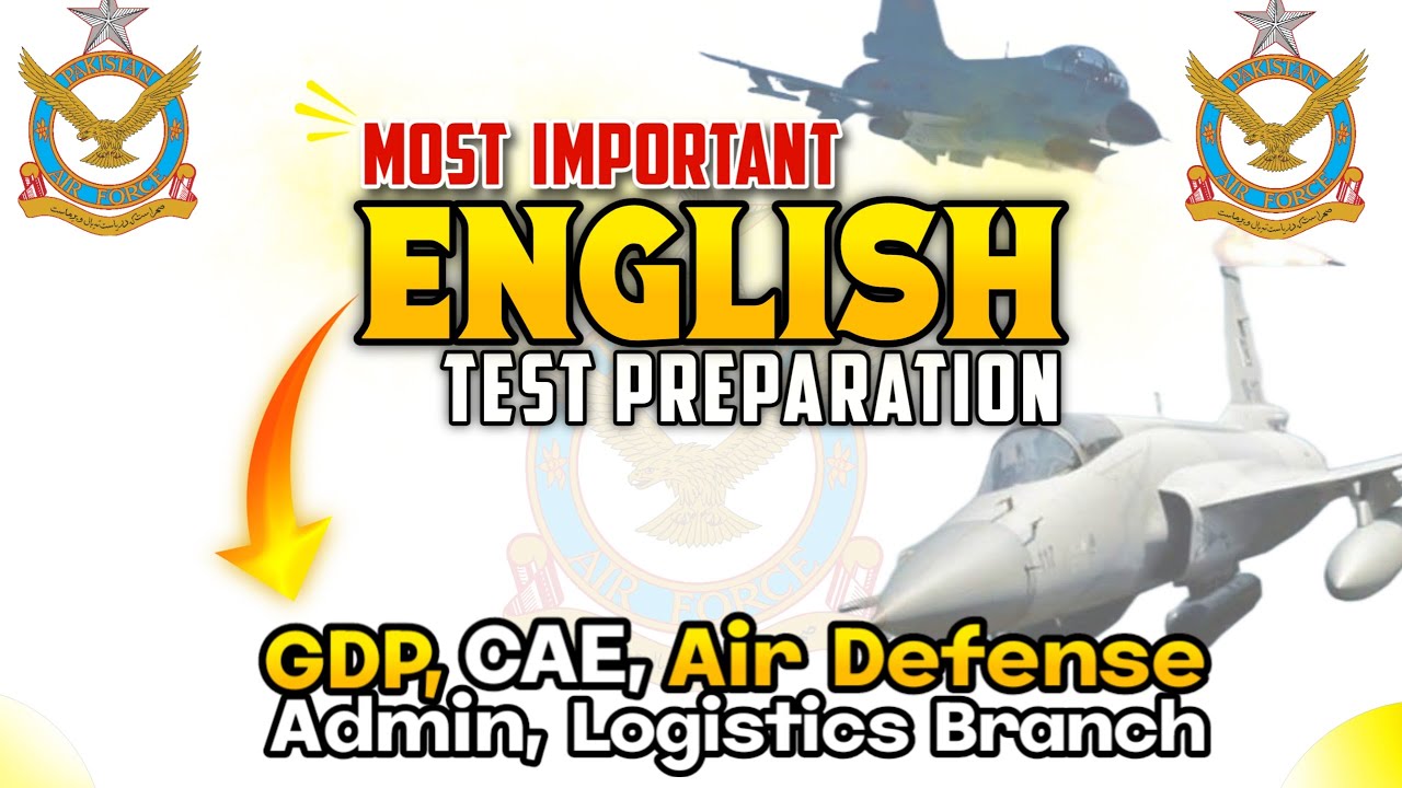 PAF initial English most important MCQs | Category of English MCQs