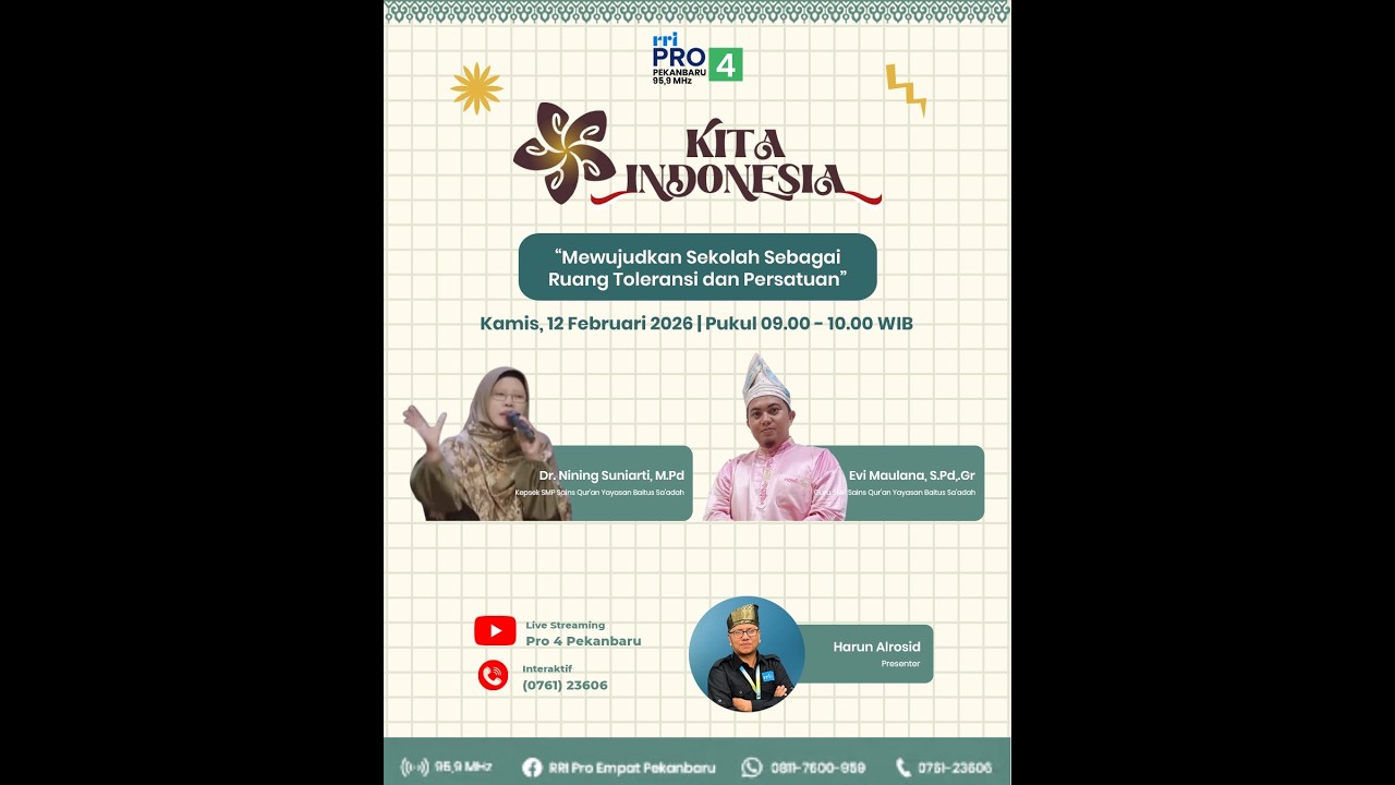 KITA INDONESIA PRO 4 PEKANBARU EDISI KAMIS 12 FEBRUARI 2026