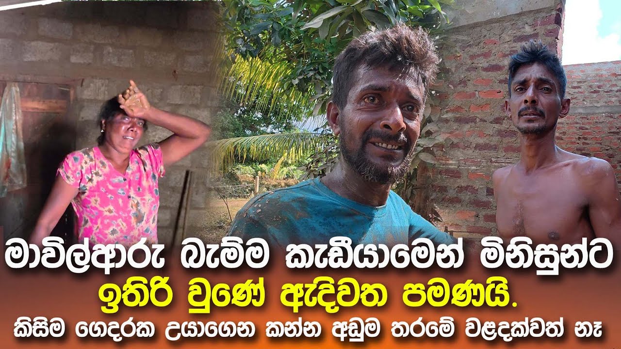 මාවිල්ආරු බැම්ම කැඩියාමෙන් මිනිසුන්ට ඉතිරි වුණේ ඇදිවත පමණයි | වතුර පාර අඩි 15 පමණ තිබුණා #news 