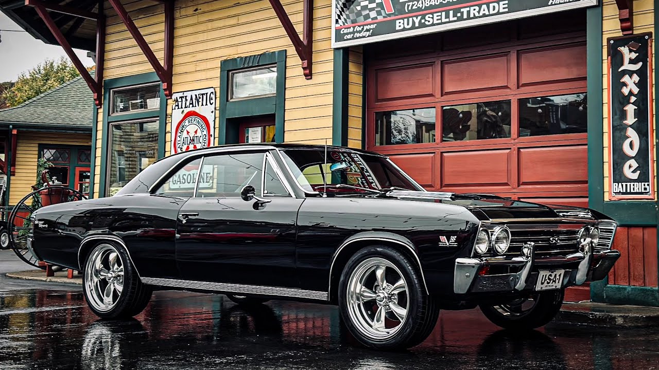 1967 Chevelle SS 138 Black/Red Walk around - Sold -