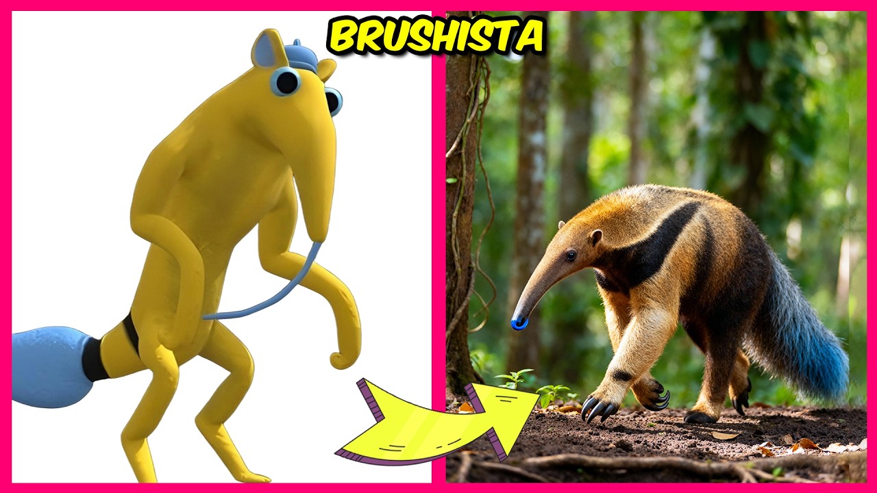 ✨Garten of Banban 9 Characters In Real life + Real One Challenge! | Brushista, Nabnab, Clawrenzo