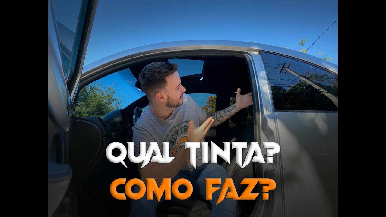 PINTEI O FORRO DO TETO DO MEU NEW BEETLE