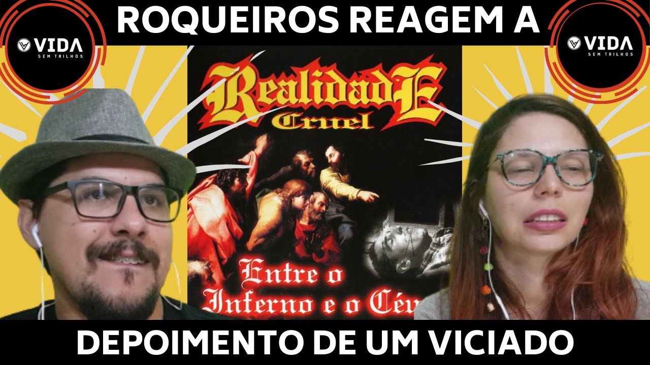 Rockeiros reagem a RAP - Realidade Cruel Depoimento de um Viciado - Respetáculo Vida Sem Trilhos