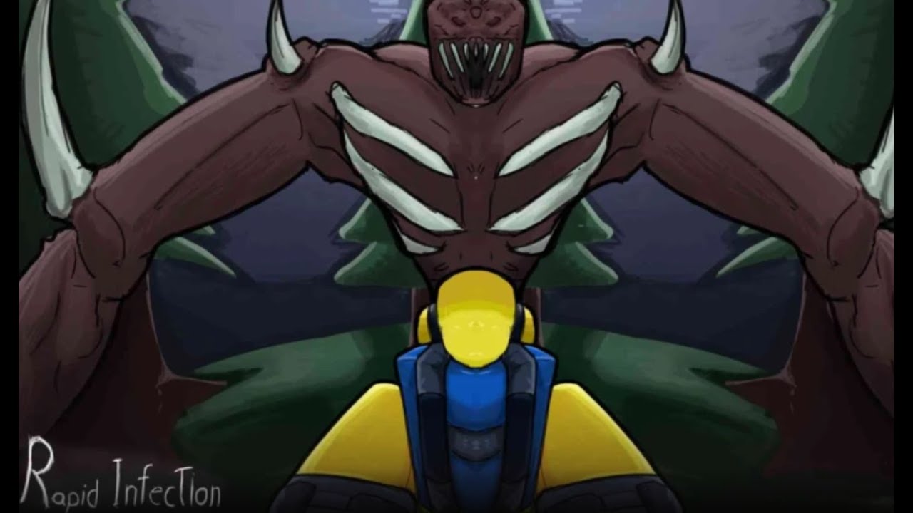 jugando Rapid infection 2 de roblox