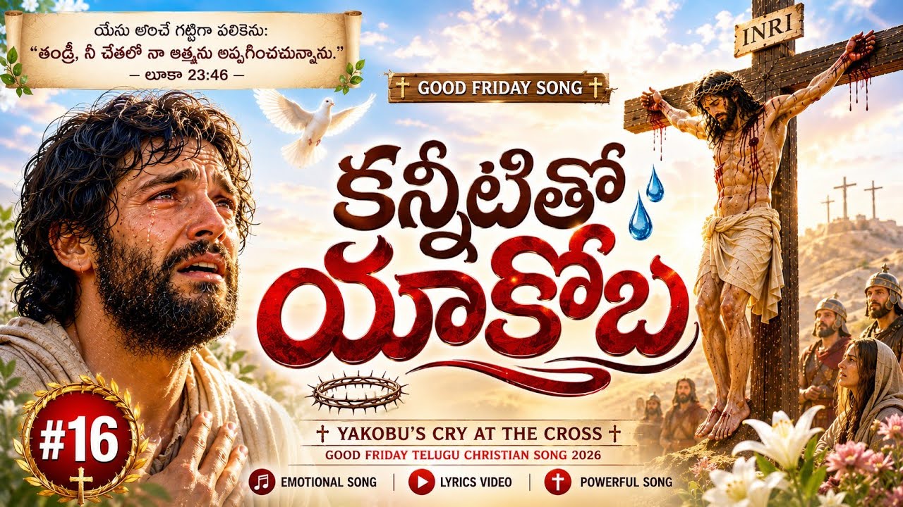 కన్నీటితో యాకోబు | #16 Yakobu’s Cry at the Cross | Good Friday Telugu Christian Song 2026