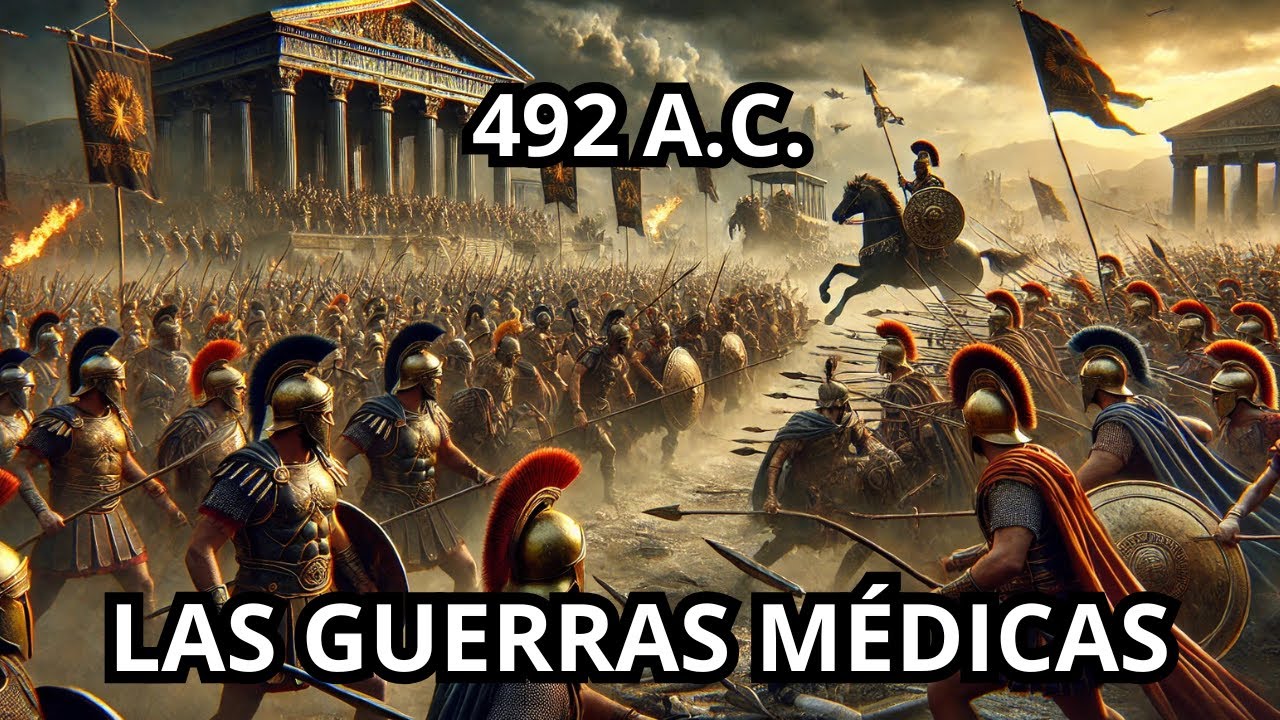 🔥 LAS GUERRAS M&Eacute;DICAS ⚔️ LA BATALLA POR EL DESTINO DE GRECIA 🏛️  DOCUMENTAL &Eacute;PICO DE GUERRAS ESPA&Ntilde;OL