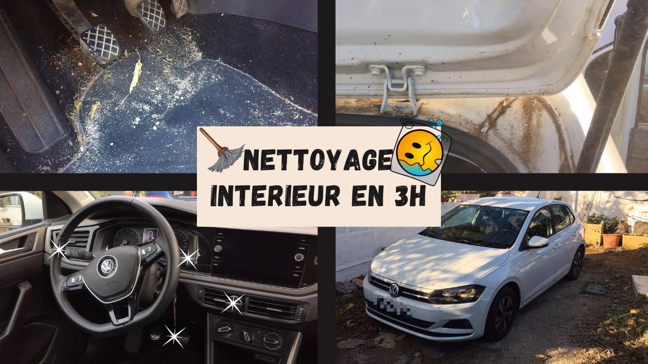 NETTOYER L’INTERIEUR D’UNE POLO VW EN 3H chrono (méthode complète)