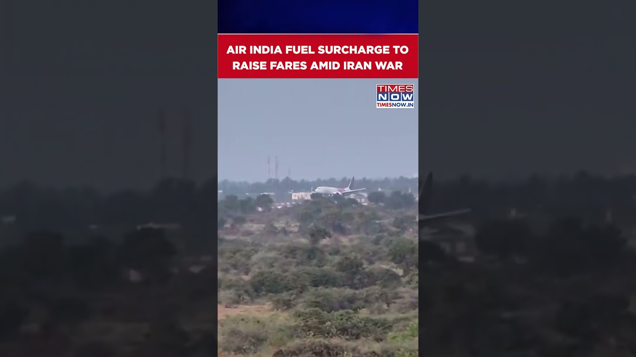 Air India To Impose Fuel Surcharge As Jet Fuel Prices Surge Amid War; Airfares Set To Rise #shorts
