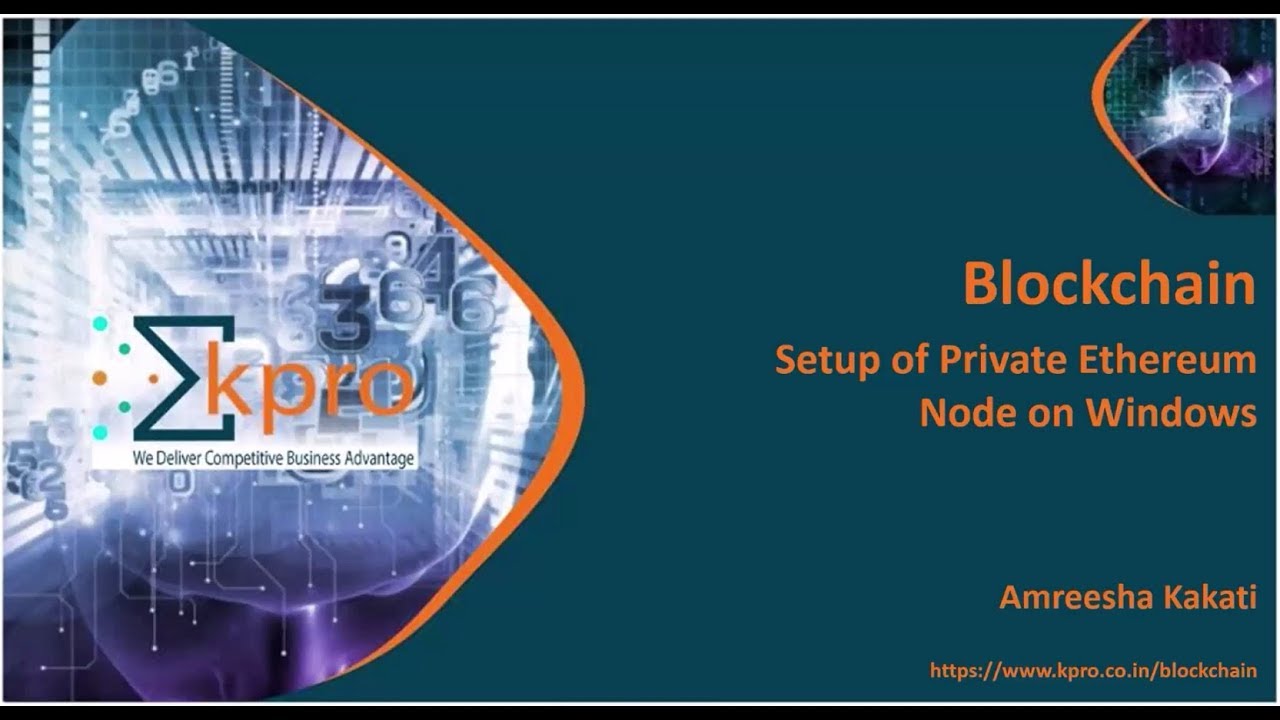 Private Ethereum Node Setup On Windows