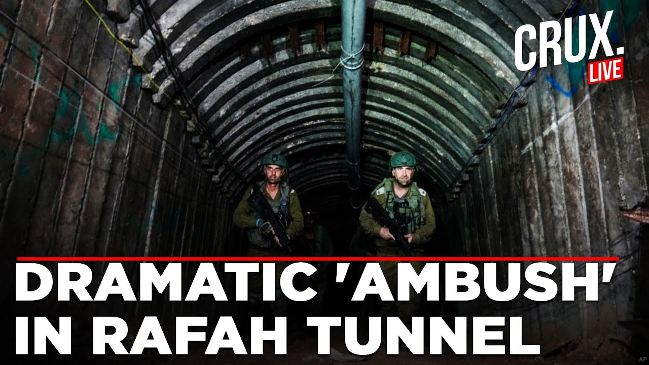 LIVE | On Camera: Hamas Fighters Try To Flee After IDF 'Ambushes' Tunnel In Gaza's Rafah | Israel