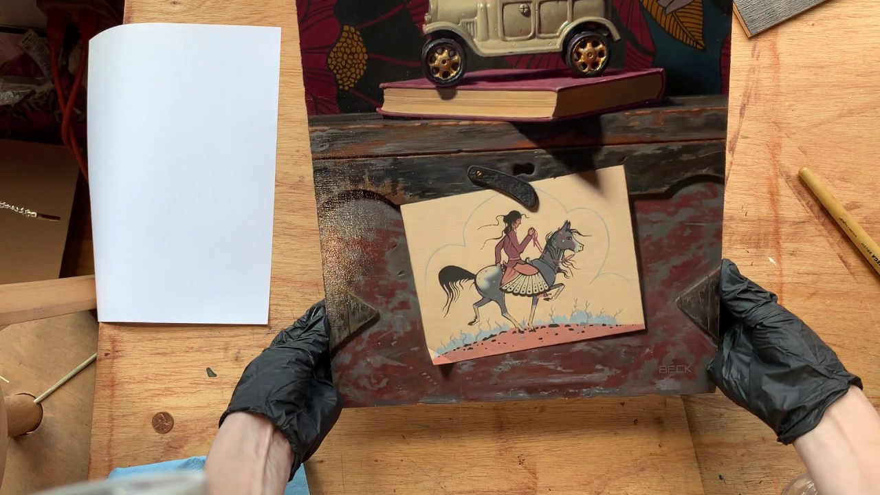 Varnishing Tip from Artist Julie Beck.