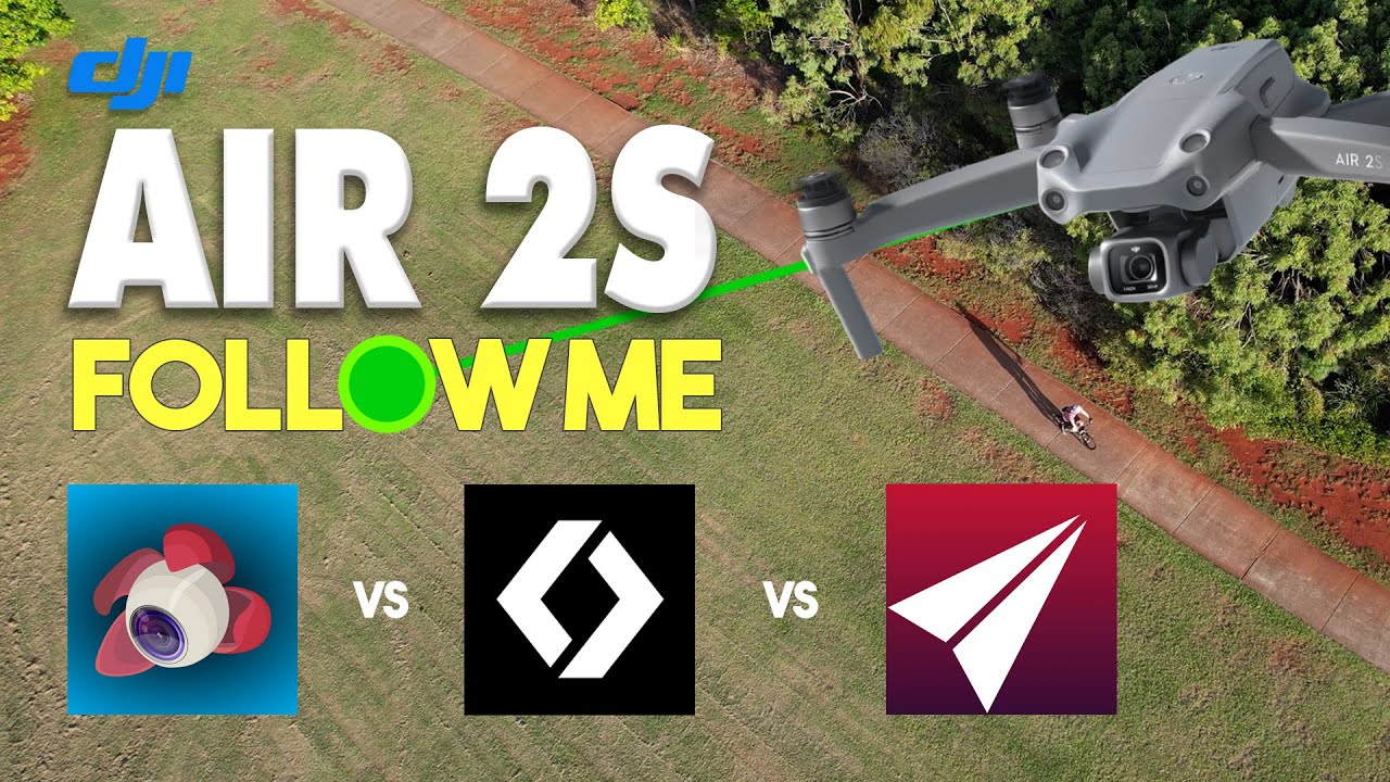 Litchi, Dronelink и Maven — сравнение Follow Me с использованием DJI Air 2S | DansTube.TV