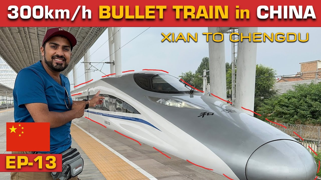 UNBELIEVABLE BULLET TRAINs network of 🇨🇳 China | CHENGDU first Impression [EP-13] China Series