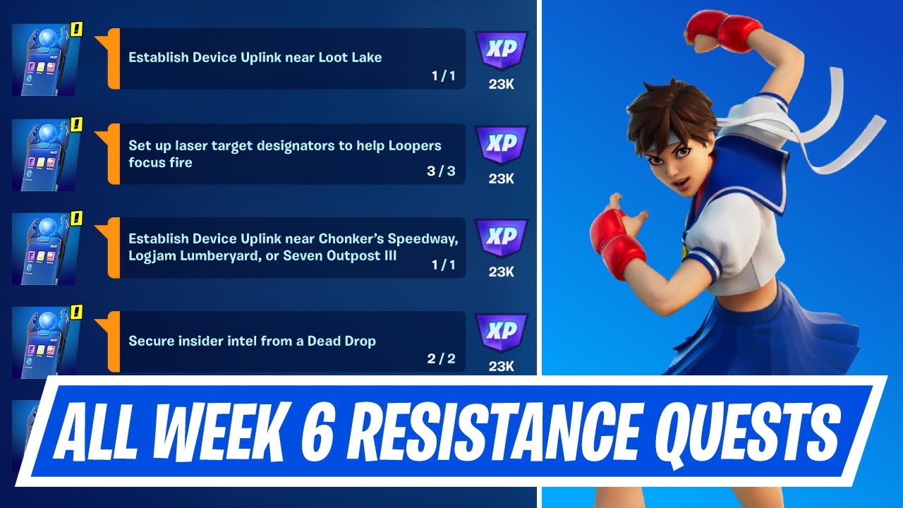 Complete Resistance: Week 6 Quests Challenges Guide - How to Complete Week 6 Resistance Quests