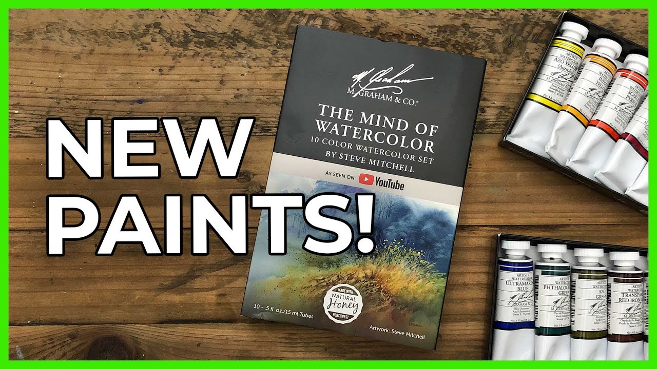 Unboxing and Testing Steve Mitchell's M Graham Watercolor Set
