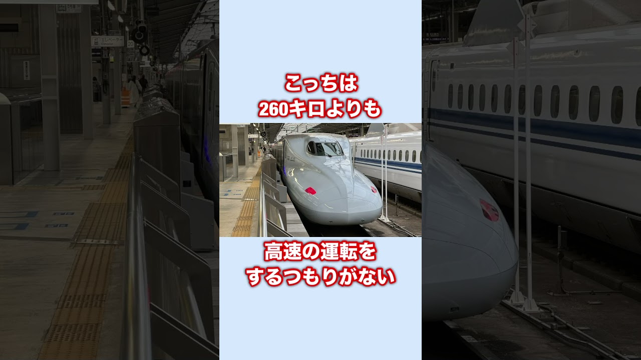 法律で最高速度の決まってる新幹線3選