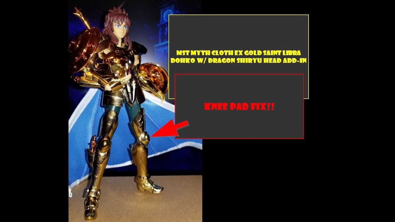 UPDATE - MST SAINT SEIYA KO - GOLD SAINT LIBRA DOHKO - UPDATE Knee Pad Fix - Read description!!