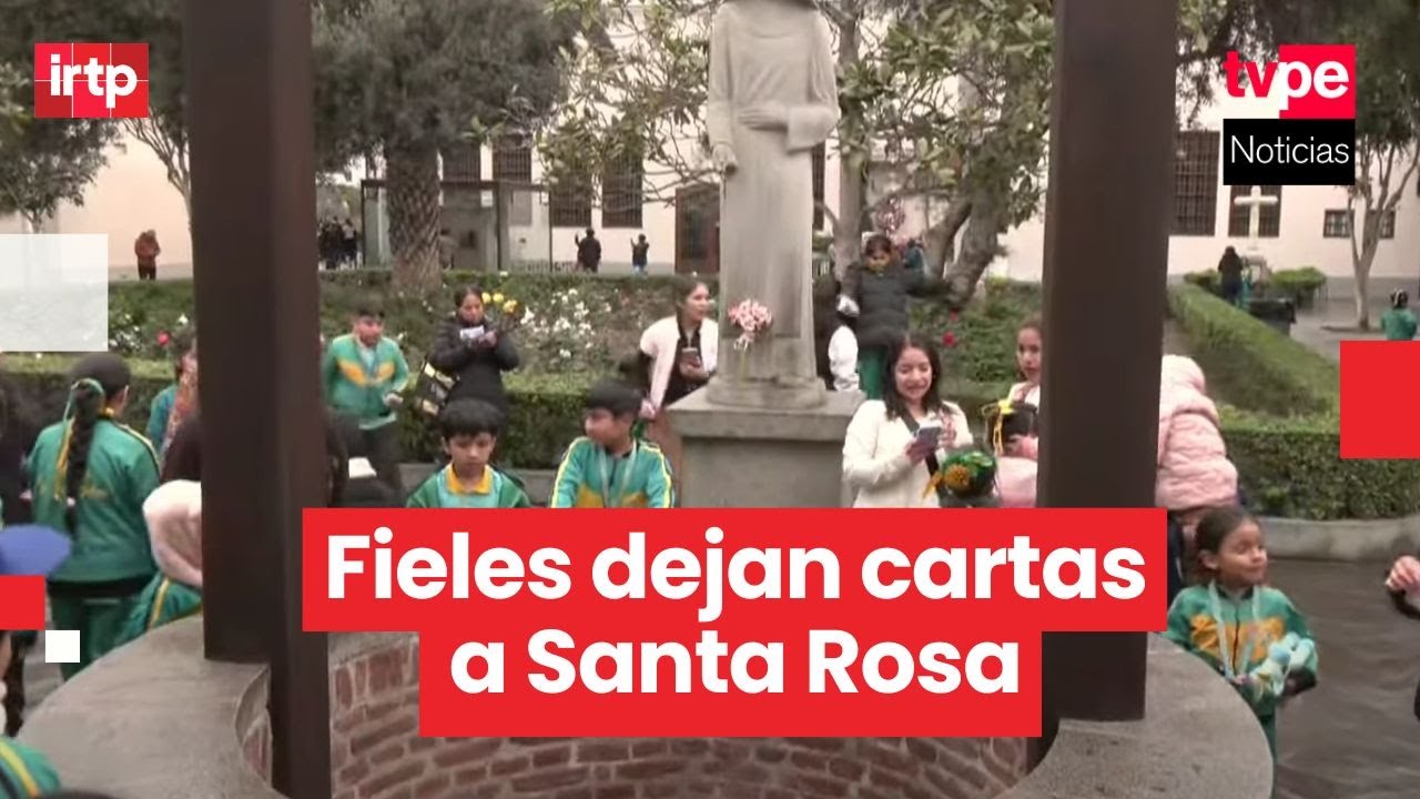Cientos de devotos llegan al pozo de los deseos para pedir milagros a Santa Rosa de Lima