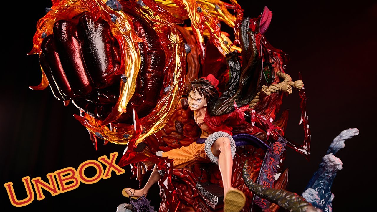 Luffy Red Roc Monkey D Studio ( recast ) - One Piece .