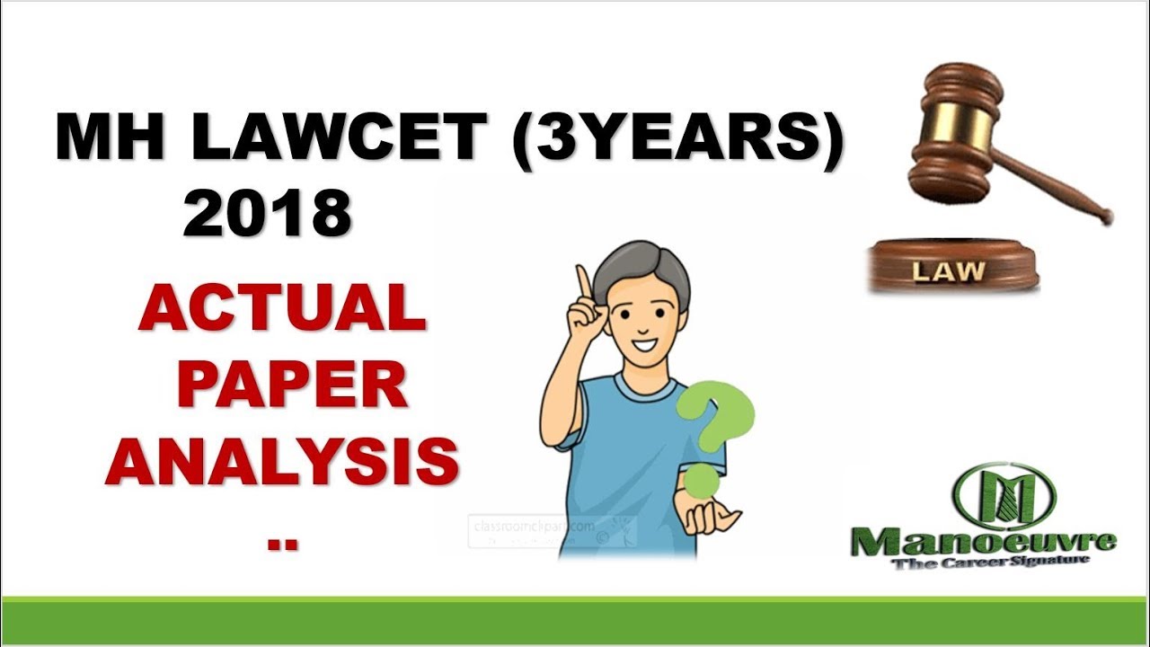 MH LAWCET (3YEARS) 2018 - ACTUAL PAPER ANALYSIS