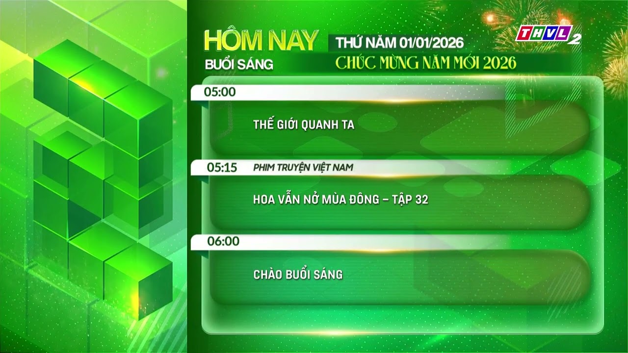 THVL2 : h&igrave;nh hiệu, giới thiệu chương tr&igrave;nh trong ng&agrave;y - 5:00, 1.1.2026
