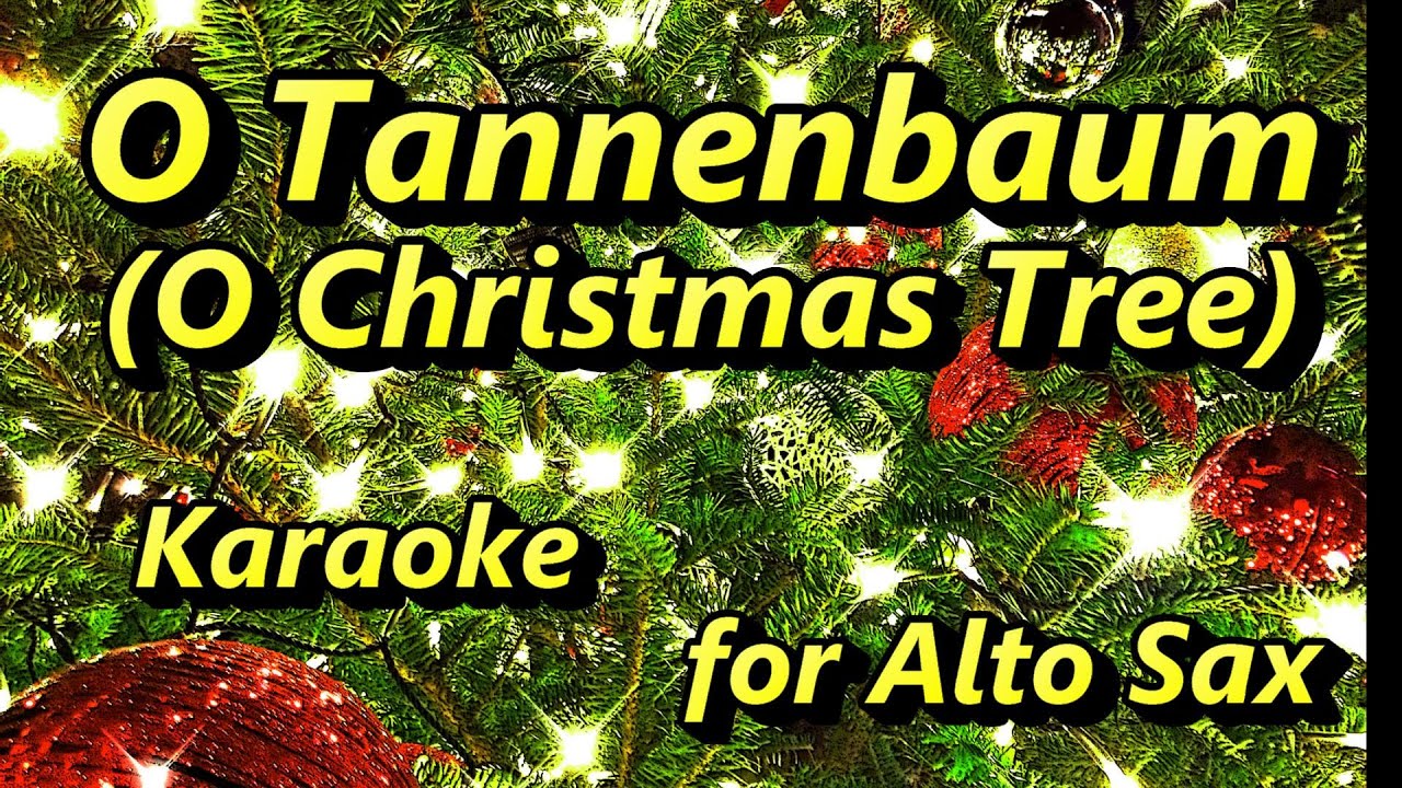 O Christmas Tree (O Tannenbaum) - Backing Track for Alto Sax【カラオケ】もみの木【アルトサックス向け】