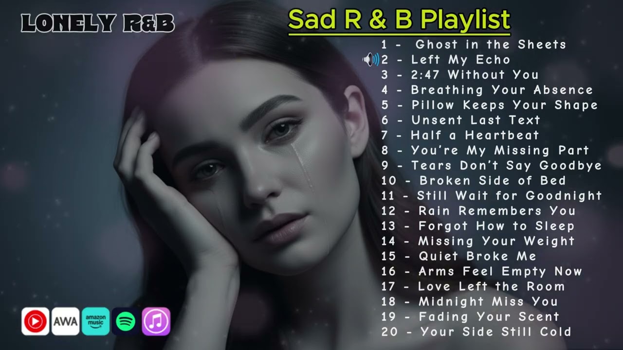 Lonely R&B 🎧 | Sad R&B Love Songs Playlist for Heartbreak, Sleep & Late Nights