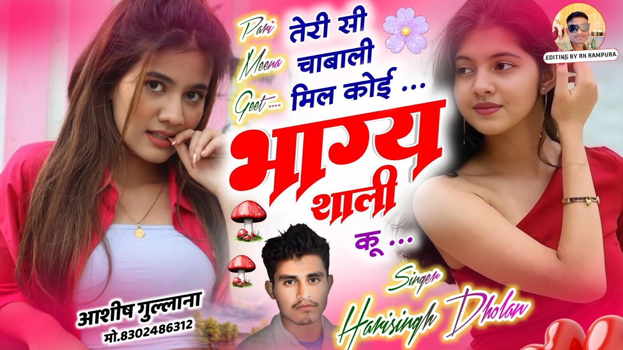 Love Story Song || तेरी सी चाबाली मिल कोई भाग्यशाली कू || Harisingh Dholan || Meena Geet 2026..