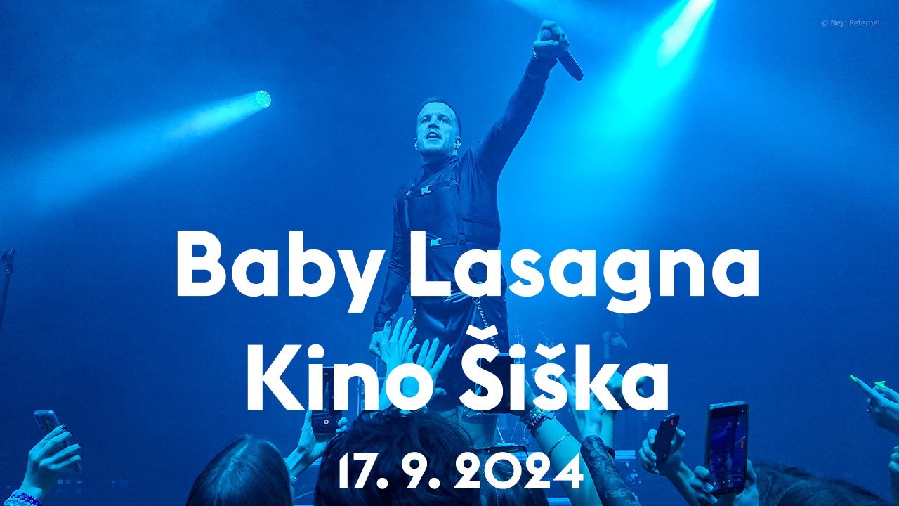 Baby Lasagna Live in kino Šiška (17. 9. 2024)